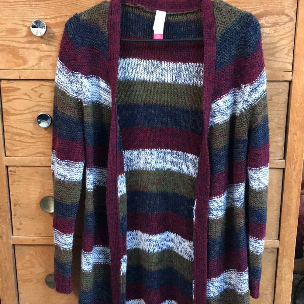 Striped cardigan
